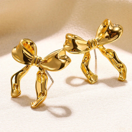 Fashionable And Versatile Bow Earring