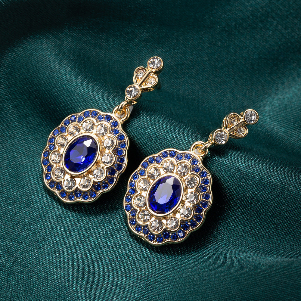 Creative Sapphire Fashion Diamond Earrings