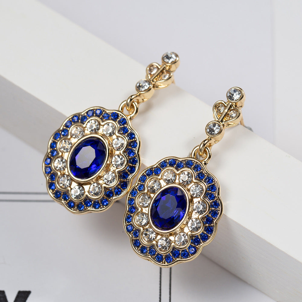 Creative Sapphire Fashion Diamond Earrings