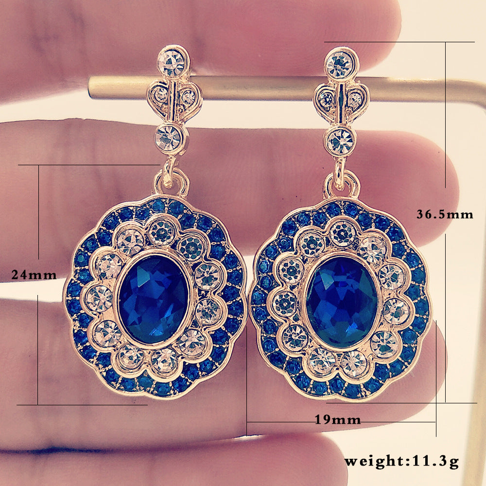 Creative Sapphire Fashion Diamond Earrings