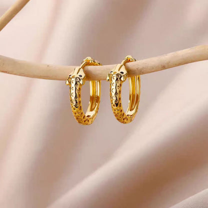 18K Gold Light Luxury Earrings