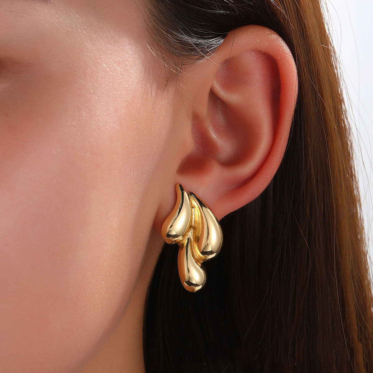 Minimalist Water Drop Shaped Earrings