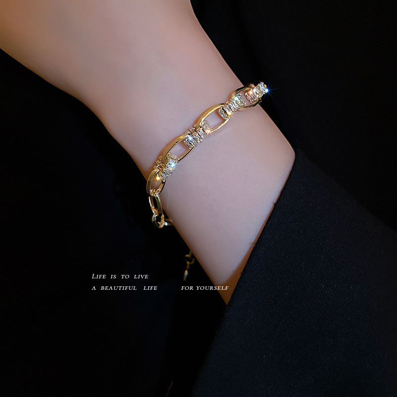 Zircon Geometric Bracelet